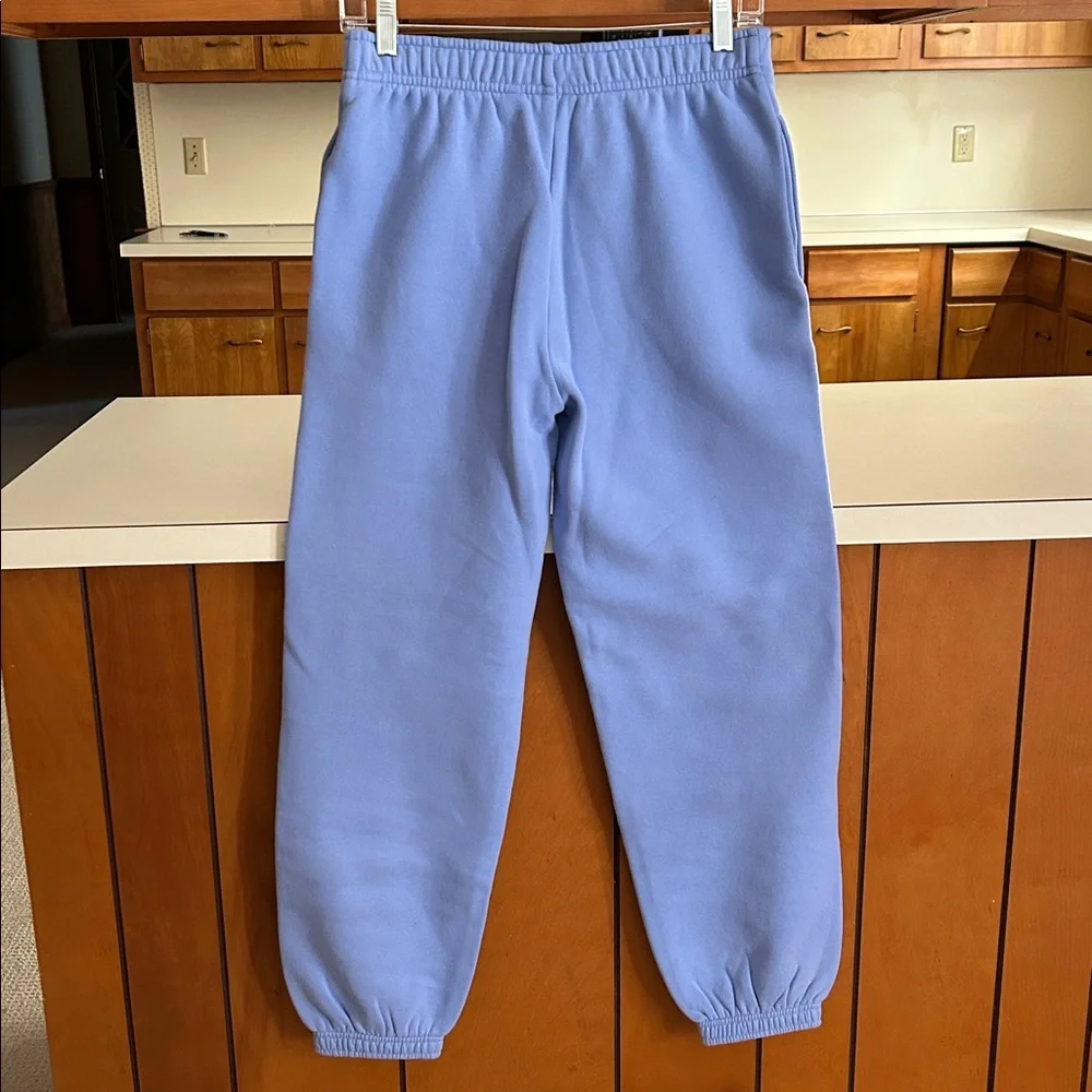 Aritzia Cozy Fleece Mega Sweatpants Dayflower Blue XS Oversized High Rise II